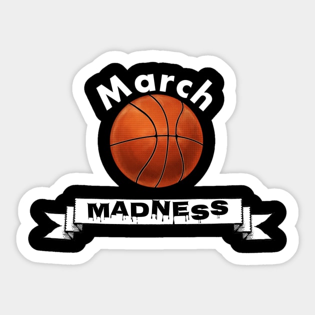 March madness design Sticker by Zimart